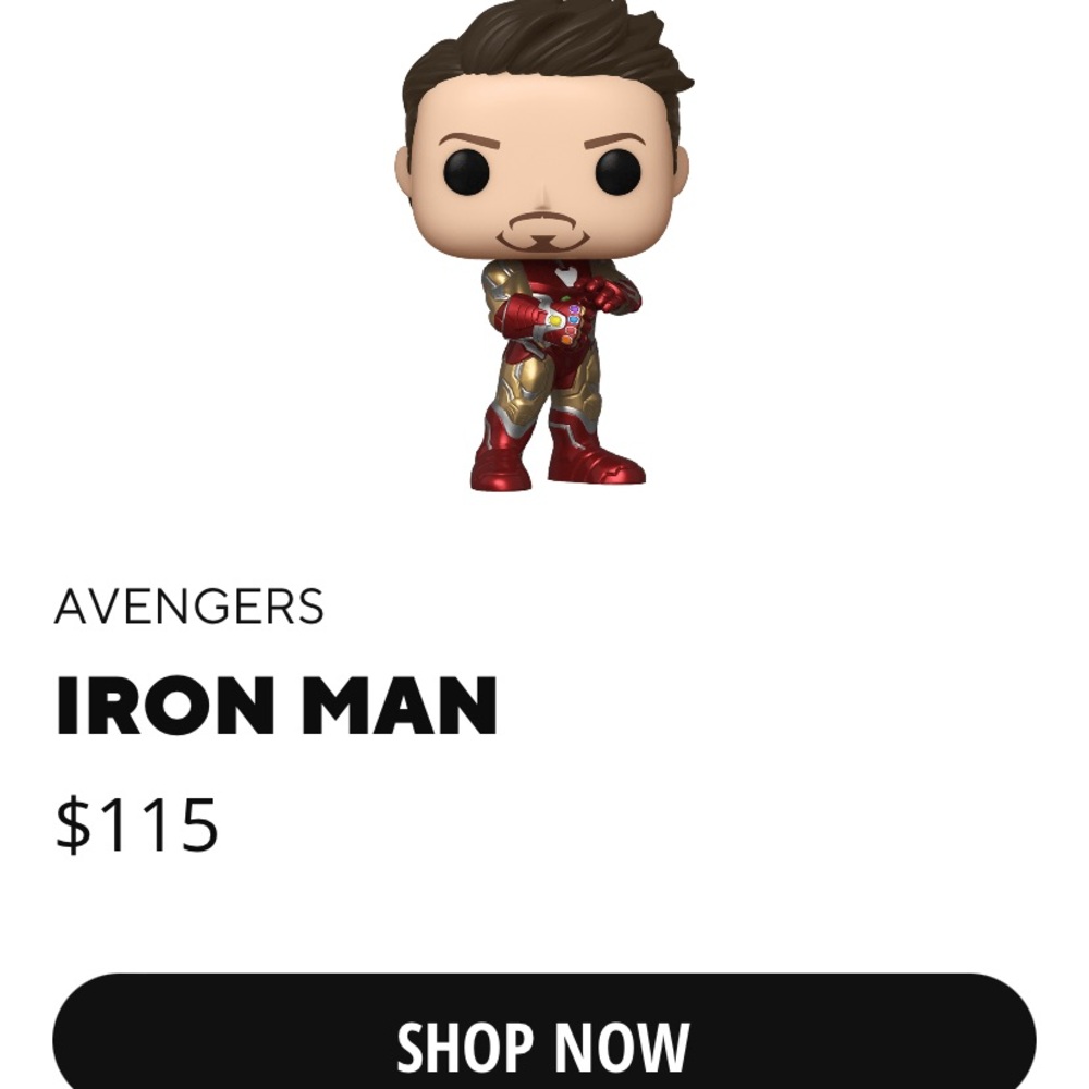 Thought ide give it a go to sell my iron man funko pop on here :) 👍🏻